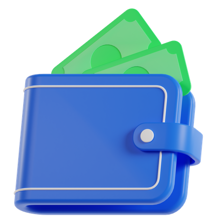 Carteira  3D Icon