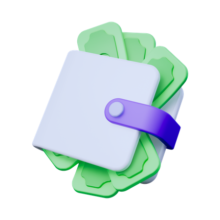 Carteira  3D Icon