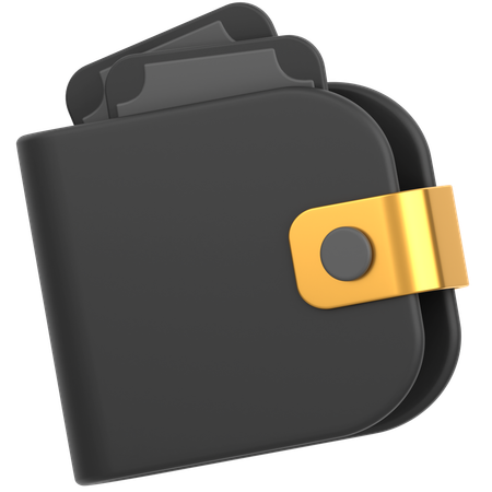 Carteira  3D Icon