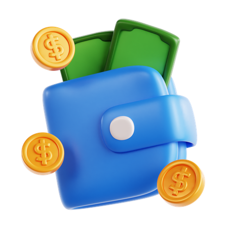 Carteira  3D Icon