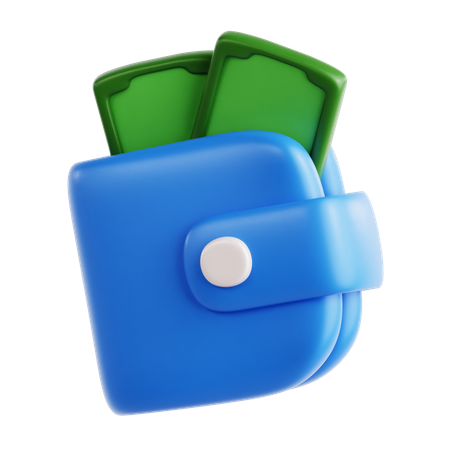 Carteira  3D Icon