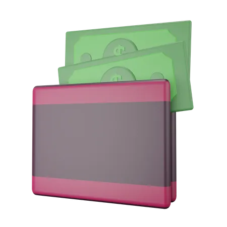 Carteira  3D Illustration