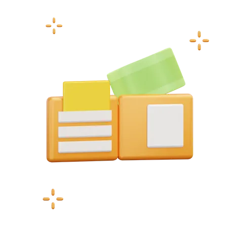 Carteira  3D Illustration