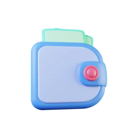 Carteira  3D Illustration