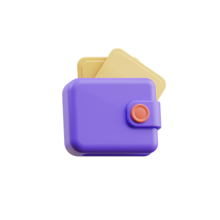 Carteira  3D Icon