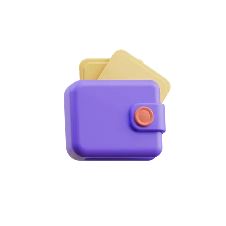 Carteira  3D Icon