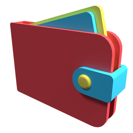 Carteira  3D Illustration