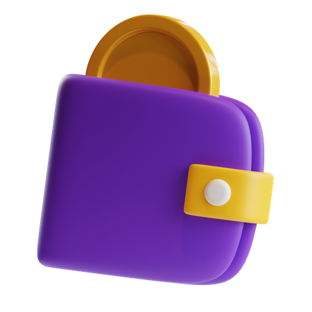 Carteira  3D Icon