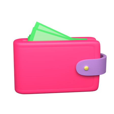 Carteira  3D Icon