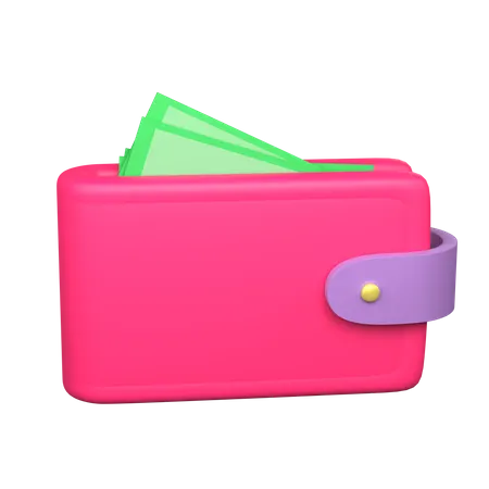 Carteira  3D Icon