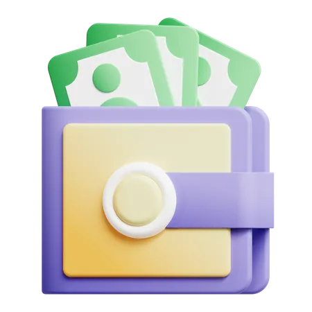 Carteira  3D Icon