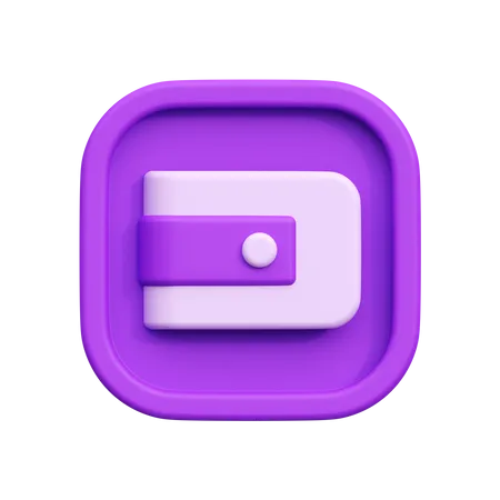 Carteira  3D Icon