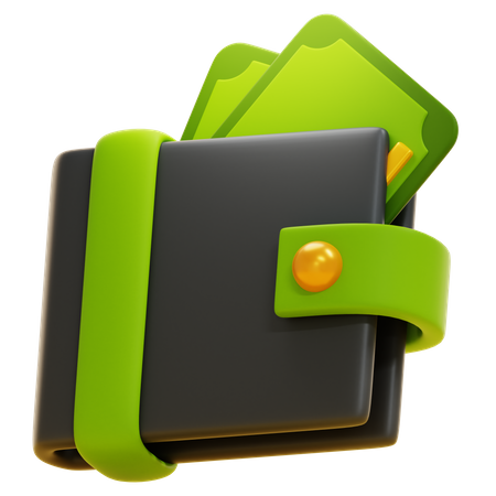 Carteira  3D Icon