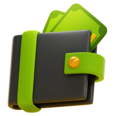 Carteira  3D Icon