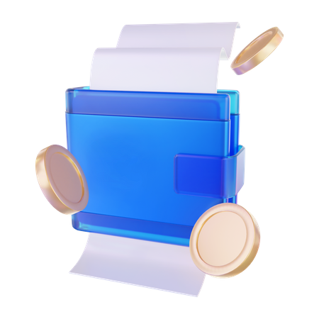 Carteira  3D Icon