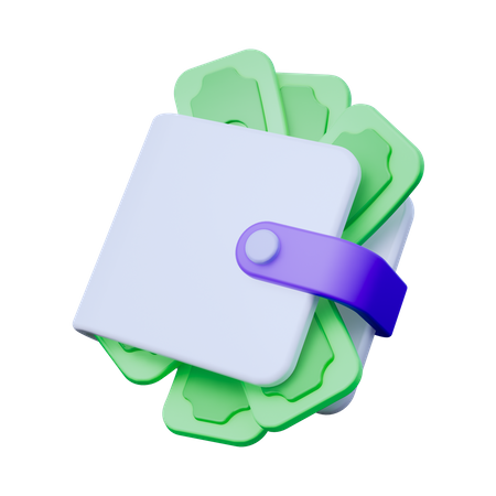 Carteira  3D Icon