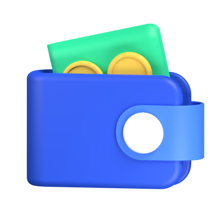 Carteira  3D Icon