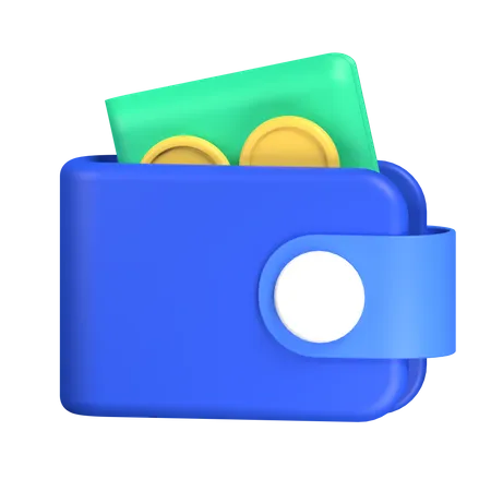 Carteira  3D Icon