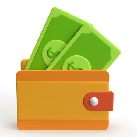 Carteira  3D Icon