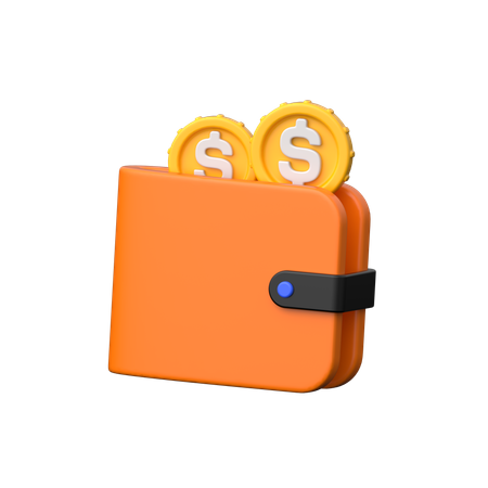 Carteira de dinheiro  3D Icon