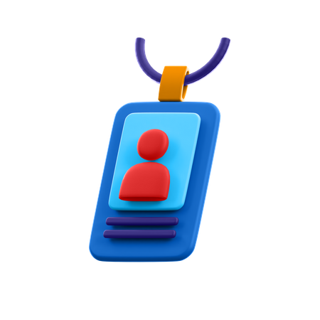 Carteira de identidade  3D Icon