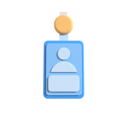 Carteira de identidade  3D Icon