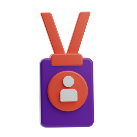 Carteira de identidade  3D Icon