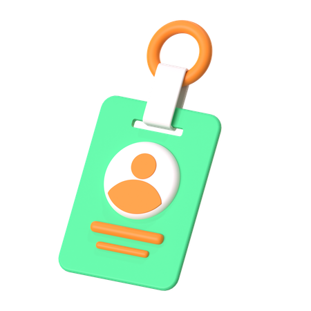 Carteira de identidade  3D Icon