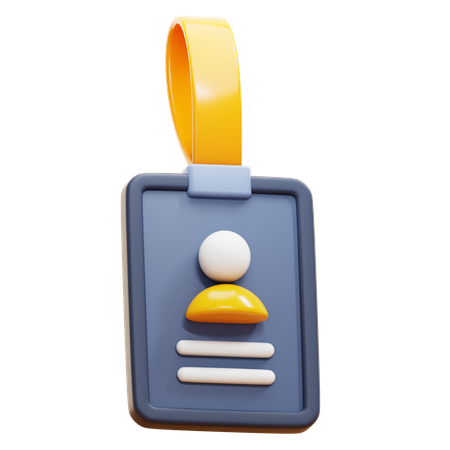 Carteira de identidade  3D Icon