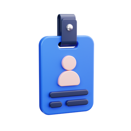 Carteira de identidade  3D Icon