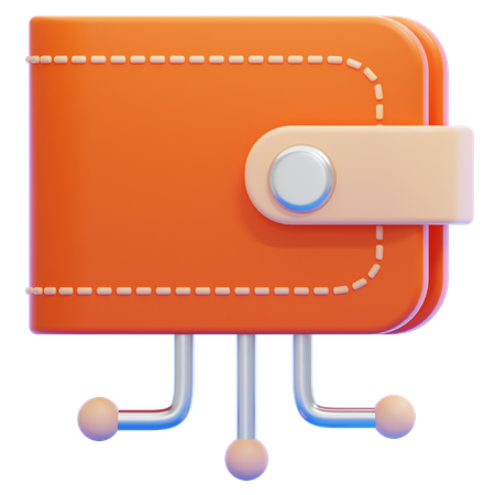 Carteira Digital  3D Icon