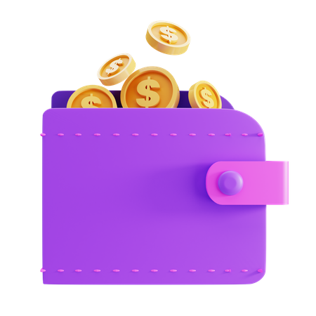Carteira E  3D Icon