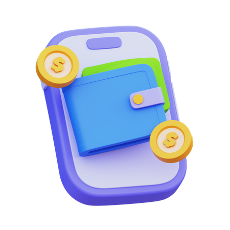 Carteira E  3D Icon