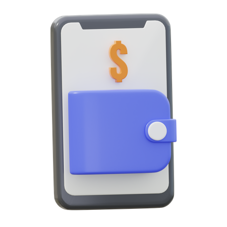 Carteira E  3D Icon