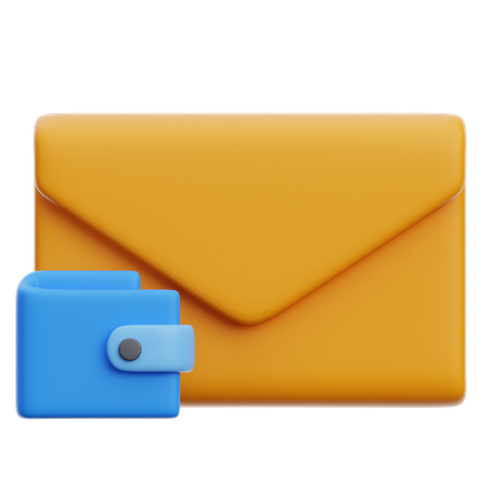 E-mail da carteira  3D Icon