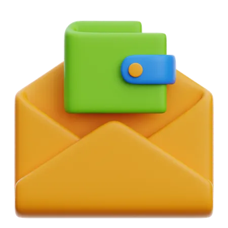 E-mail da carteira  3D Icon