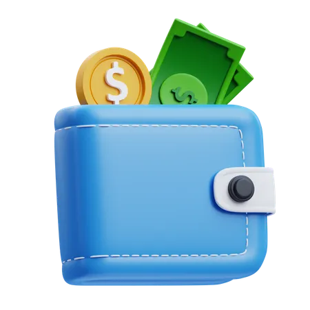 Carteira Financeira  3D Icon