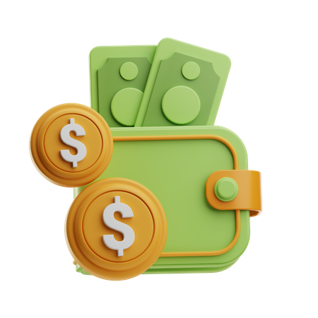 Carteira financeira  3D Icon