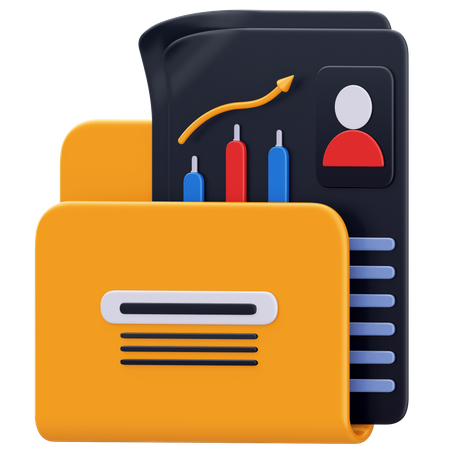 Carteira financeira  3D Icon