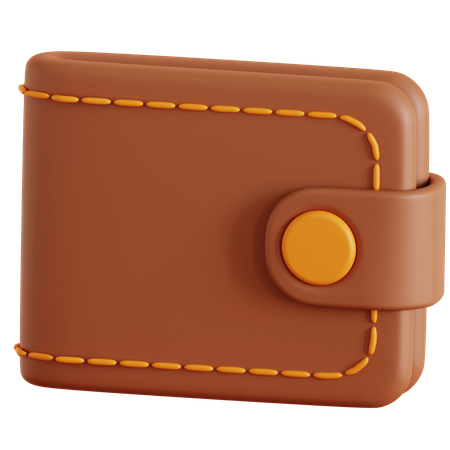 Carteira masculina  3D Icon