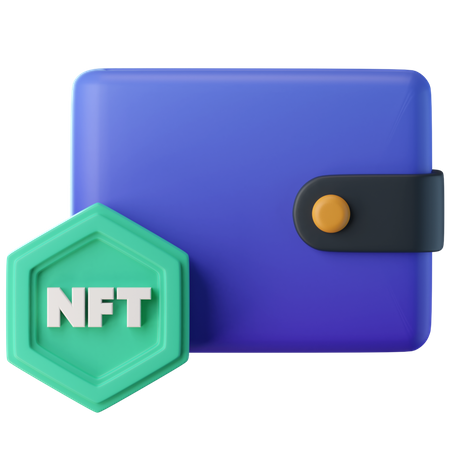 Carteira nft  3D Icon