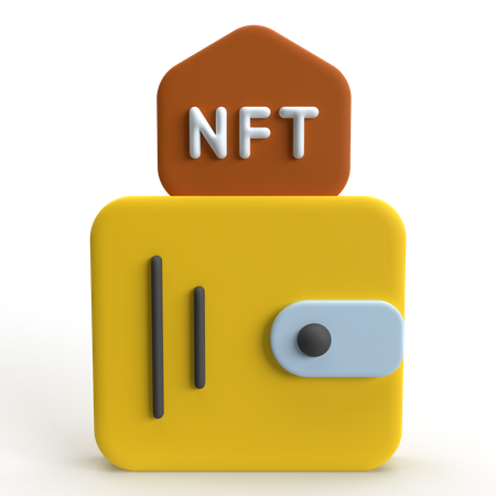 Carteira nft  3D Icon