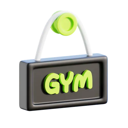 Signo de gimnasio  3D Icon