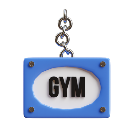 Signo de gimnasio  3D Icon