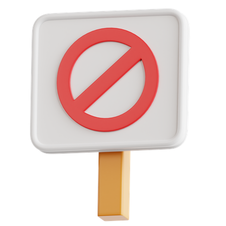 Signo de protesta  3D Icon