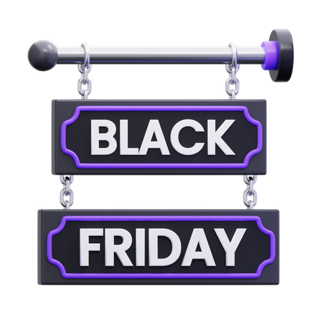 Signo de viernes negro  3D Icon