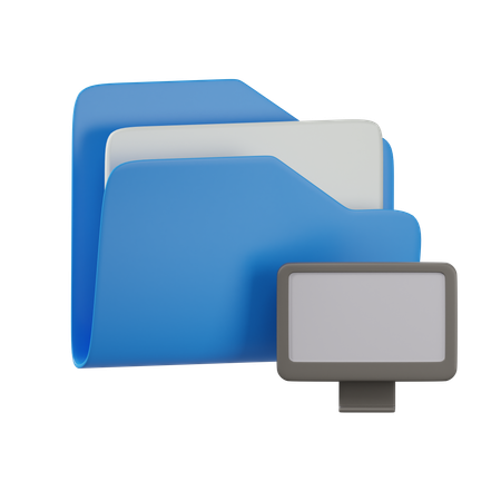 Cartella del desktop  3D Icon