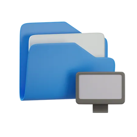 Cartella del desktop  3D Icon