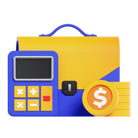 Cartera financiera  3D Icon