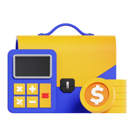 Cartera financiera  3D Icon